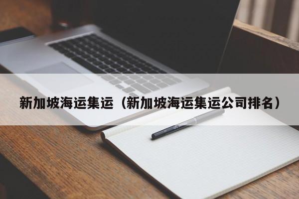 新加坡海运集运（新加坡海运集运公司排名）